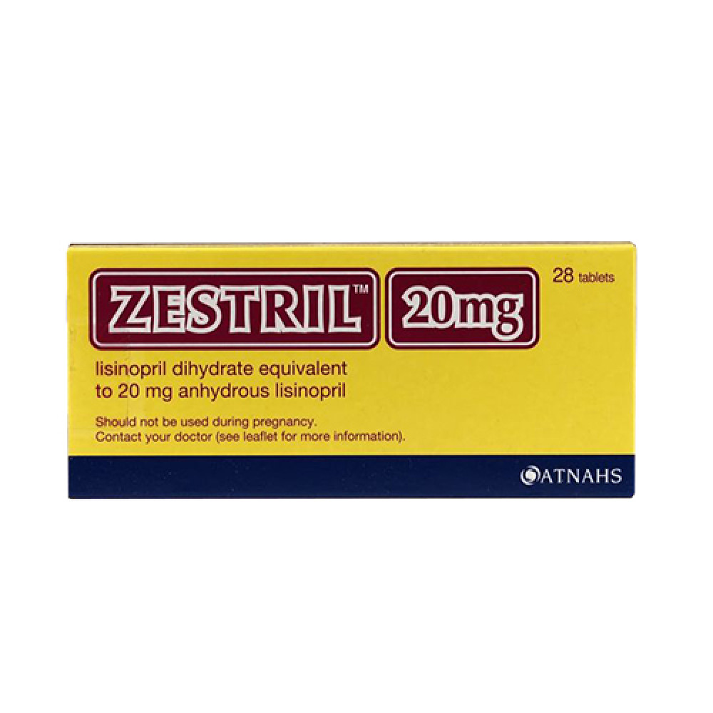 ZESTRIL 20MG 28 TAB