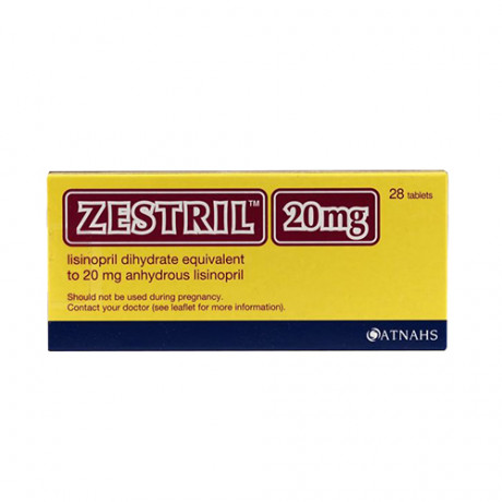Zestril 20mg 28 Tablets