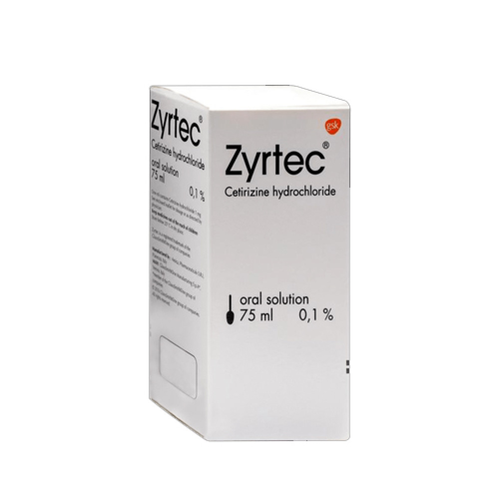 Zyrtec 1mg/ml Oral Solution 75ml 
